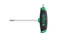 Wiha 364DS015100-01 Stiftsleutel met dwarsgreep ComfortGrip TORX® met zijpunt mat verchroomd T15 - 45447