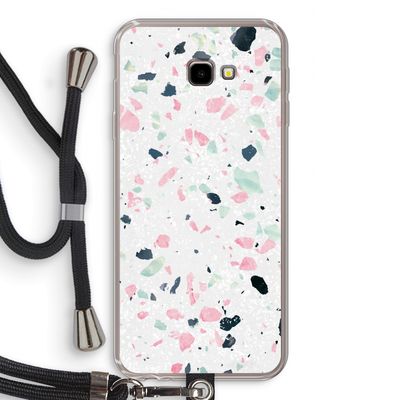 Terrazzo N°3: Samsung Galaxy J4 Plus Transparant Hoesje met koord