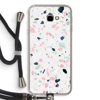 Terrazzo N°3: Samsung Galaxy J4 Plus Transparant Hoesje met koord Terrazzo N°3: Samsung Galaxy J4 Plus Transparant Hoesje met koord