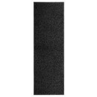 VidaXL Deurmat wasbaar 60x180 cm zwart