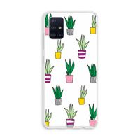 Sanseveria: Galaxy A51 4G Transparant Hoesje