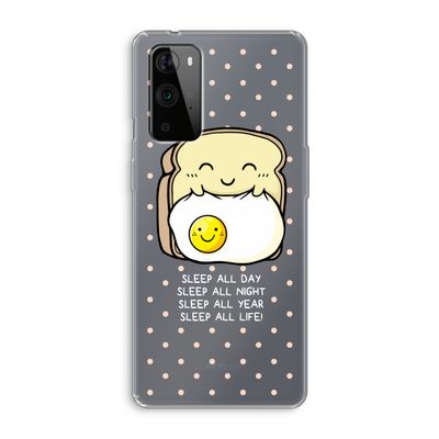 Sleep All Day: OnePlus 9 Pro Transparant Hoesje