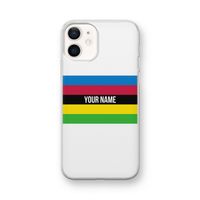 WK Wielrennen: iPhone 12 mini Transparant Hoesje