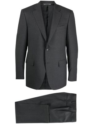 Canali costume à veste à simple boutonnage - Gris