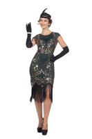 Charleston 20&apos;s Jurk Groen Premium