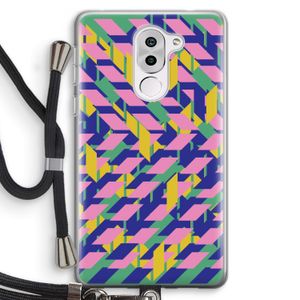 Skew Blush 1: Honor 6X Transparant Hoesje met koord