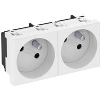 OBO Bettermann 6120242 Apparaatinzet Stopcontact (b x h x d) 90 x 45 x 39 mm 1 stuk(s) Wit
