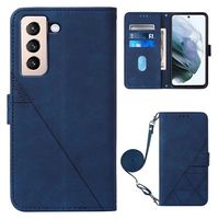 Line Series Samsung Galaxy S22 5G Wallet Case - Blauw - thumbnail