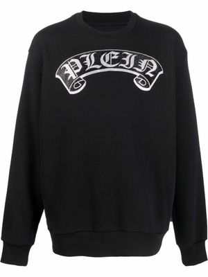 Philipp Plein sweat à logo imprimé - Noir