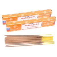 Satya Nag Champa wierrook stokjes Sandelhout geur - 24x - Lichaam in balans - Meditatie