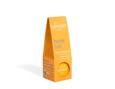 The LEKKER Company Deodorant - mandarijn & citroen - have fun