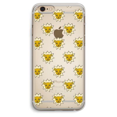 Leeuwenkoppen: iPhone 6 Plus / 6S Plus Transparant Hoesje