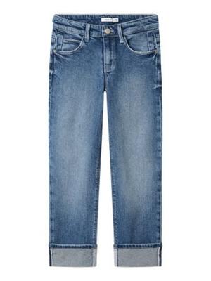 Name it winter jeansbroek meisjes - blauw - straight fit - NkfRose