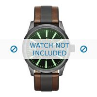 Diesel horlogeband DZ1765 Leder Bruin 24mm - thumbnail