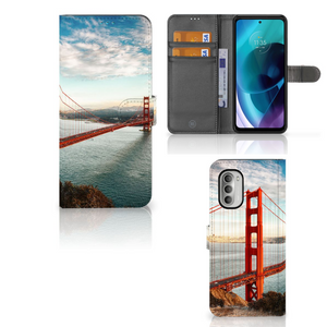 Motorola Moto G51 5G Flip Cover Golden Gate Bridge