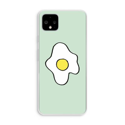 Spiegelei: Pixel 4 XL Transparant Hoesje