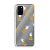 Ananasjes: Samsung Galaxy S20 Plus Transparant Hoesje