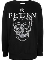 Philipp Plein sweat à ornements en cristal - Noir - thumbnail