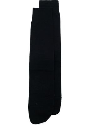Falke chaussettes en laine vierge - Bleu