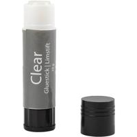 Creativ Company Transparante lijmstift, rond, 10 gr, 1 stuk
