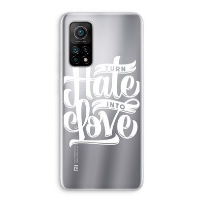 Turn hate into love: Xiaomi Mi 10T 5G Transparant Hoesje