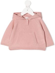 Bonpoint hoodie ajusté en maille - Rose