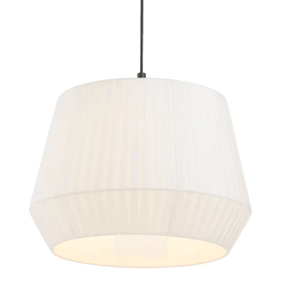 Hanglamp wit stof met E27 fitting Nordlux Dicte 40 cm