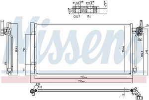Condensor, airconditioning ** FIRST FIT ** 941287