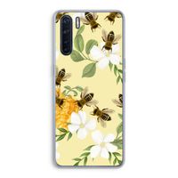 No flowers without bees: Oppo A91 Transparant Hoesje