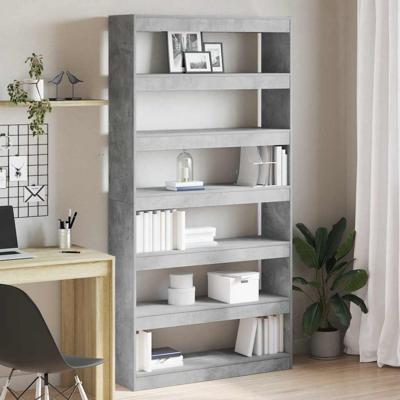 Boekenkast Grijs Bewerkt hout