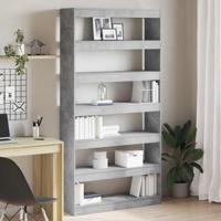 Boekenkast Grijs Bewerkt hout