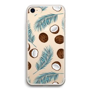Kokosnoot roze: iPhone 7 Transparant Hoesje