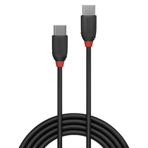 Lindy 36907 USB-kabel 1,5 m USB 3.2 Gen 1 (3.1 Gen 1) USB C Zwart