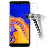 Samsung Galaxy J4+ Screenprotector van gehard glas - 9H - Doorzichtig