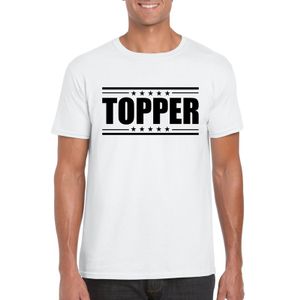 Topper t-shirt wit heren