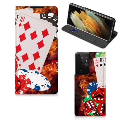 Samsung Galaxy S21 Ultra Hippe | Standcase | Casino