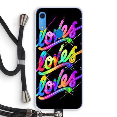 Loves: Huawei Y6s Transparant Hoesje met koord
