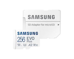 Samsung EVO Plus MicroSDXC - Geheugenkaart - 256 GB + Adapter