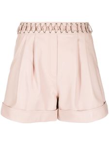 Balmain short à taille haute - Rose