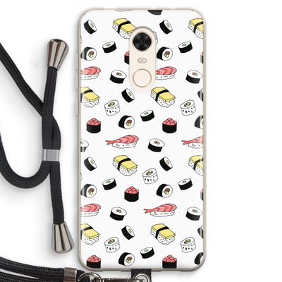 Sushi time: Xiaomi Redmi 5 Transparant Hoesje met koord