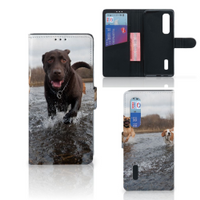 OPPO Find X2 Pro Telefoonhoesje met Pasjes Honden Labrador - thumbnail