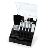 Make up/grimeer/schmink penselen/kwastjes set 5 delig   -