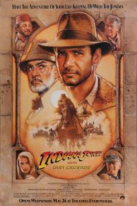 Poster-Indiana Jones and the last Crusade, 1989,Originele Filmposter, Premium Print, Professioneel Fotopapier