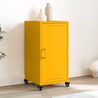 Dressoir 36x39x72 cm staal mosterdgeel - thumbnail
