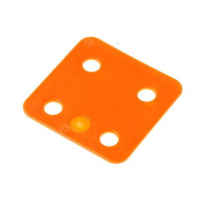 Stelplaat oranje 70x70x2 z.sl