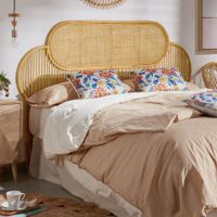 Kave Home Hoofdbord 'Lalita' Rotan / Webbing, kleur Naturel
