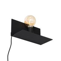 QAZQA Moderne wandlamp zwart magnetisch verstelbaar - Muro