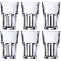 18x Stuks waterglazen/sapglazen Granity 350 ml