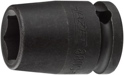 HAZET Krachtdopsleutel 880S-13 · 3/8 inch (10 mm) vierkant hol · Buiten-zeskant-tractieprofiel · SW 13 mm