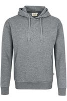 HAKRO 601 Comfort Fit Hooded Sweatshirt grijs, Melange - thumbnail